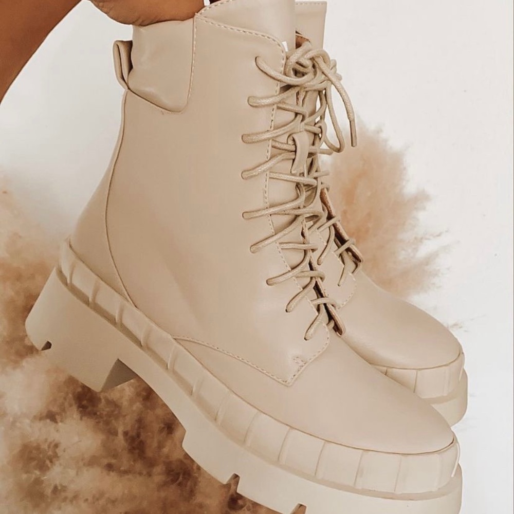 Princess Polly Combat Boots NWOT